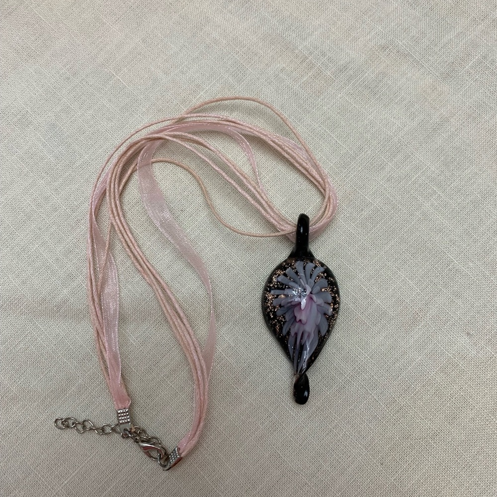 Glass Pendant Necklace